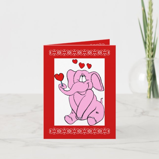 Festiva Sé mi tarjeta de San Valentín (Anverso)