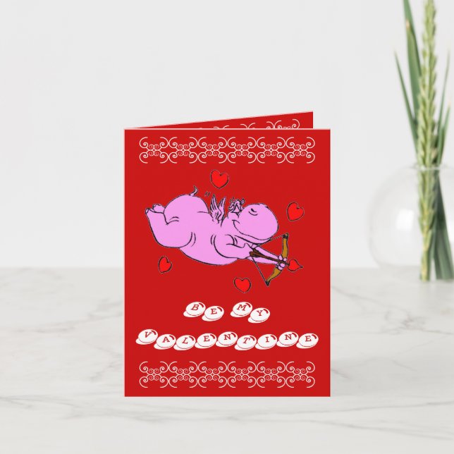 Festiva Sé mi tarjeta de San Valentín (Anverso)