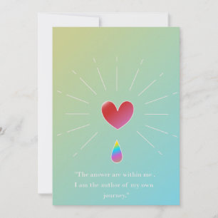 Festiva Sé Tu Verdadero Yo – Tarjeta de Felicitación Empod