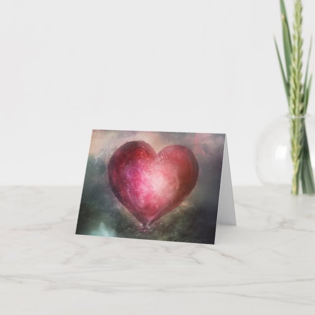 Festiva Sencilla tarjeta de amor, interminable (Anverso)