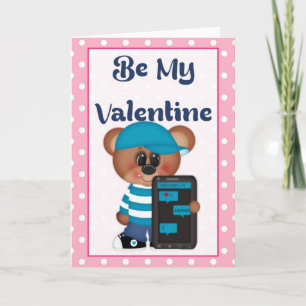 Festiva Ser mi niño de San Valentín con tarjeta de saludo
