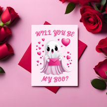 ¿Serás Mi Tarjeta De Día de San Valentín De Boo?