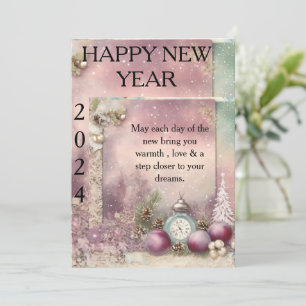 Festiva "Serenidad con las nieve: Tarjeta de felicitación 