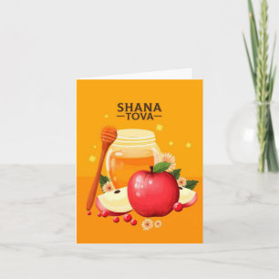 Festiva Shana Tova - Tarjeta de Feliz Año Nuevo Judío