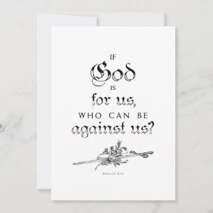 Festiva Si Dios Está Por Nosotros, Cita La Tarjeta De Salu