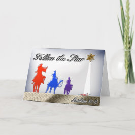 Festiva Sigue la tarjeta de felicitación de Star