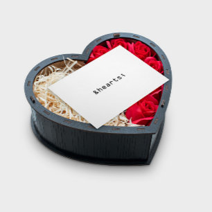 Festiva Símbolo de corazón en tarjeta HTML