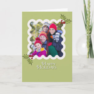 Festiva SIMPLE TARJETA DE NAVIDADES SALIENTES 5x7