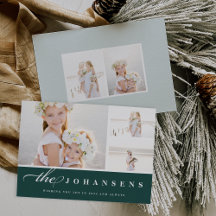 Simplicidad | Tarjeta de Collage de fotos de vacac