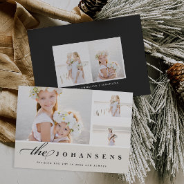 Festiva Simplicidad | Tarjeta de Collage de fotos de vacac