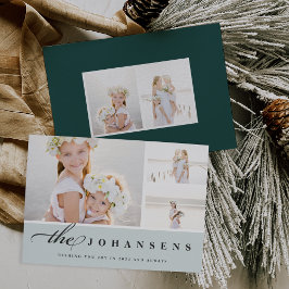 Festiva Simplicidad | Tarjeta de Collage de fotos de vacac