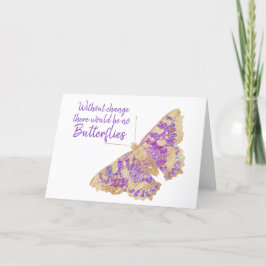Festiva Sin cambios No habría una tarjeta de mariposas
