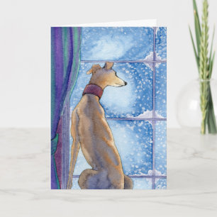 Festiva Snowfall - Tarjeta de vacaciones