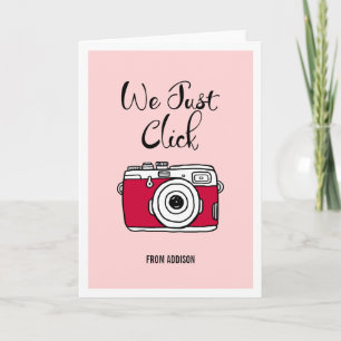 Festiva Sólo hacemos clic en la tarjeta de felicitación de