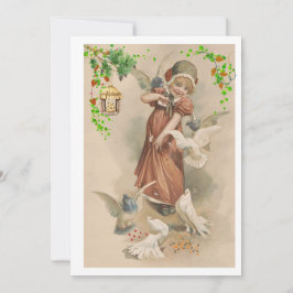 Festiva Sólo para saludar, tarjeta de vacaciones plana