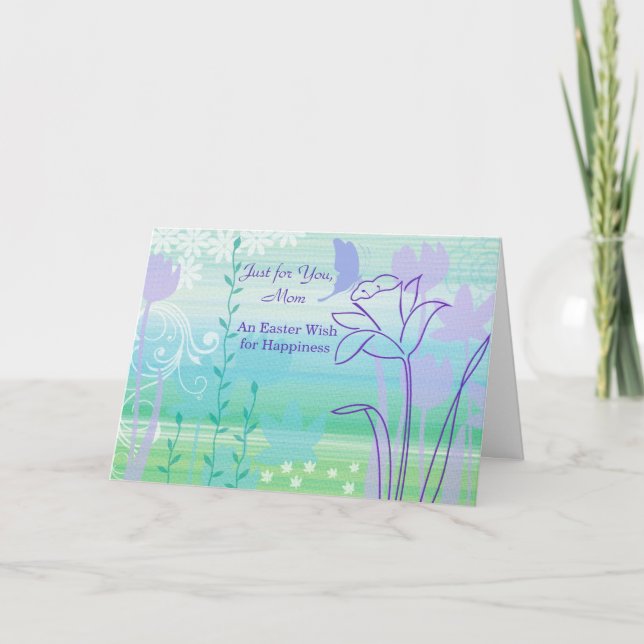 Festiva Solo por tu tarjeta de Pascua de Mamá (Anverso)