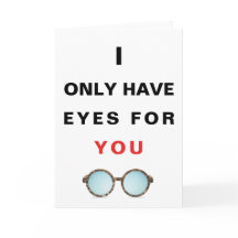 SOLO TENGO OJOS PARA TI | Tarjeta mediana