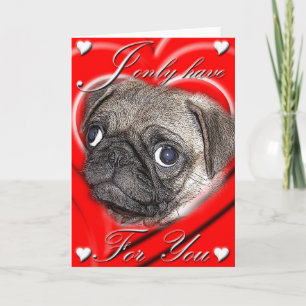 Festiva Solo Tengo Ojos Para Tu Tarjeta De San Valentín