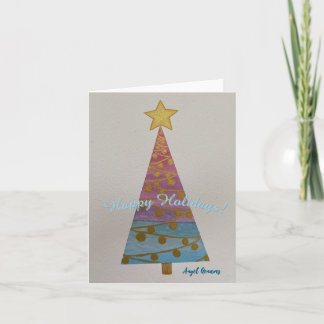 Festiva Soñando con una tarjeta de "Navidad Azul"