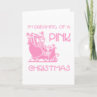 Festiva Soñando el rosa - tarjeta de felicitación