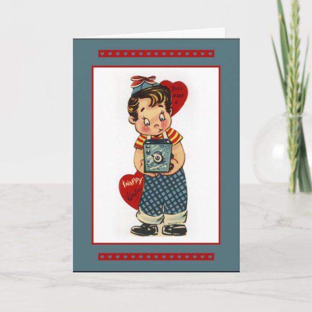 Festiva Sonríe, Te Haces Una Tarjeta De San Valentín De En (Anverso)