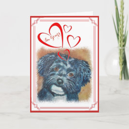 Festiva Soy EL SUYO EL NEGRO DULCE HAVANESE de la TARJETA