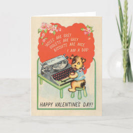 Festiva SOY UN PERRO - divertido tarjeta de San Valentín d