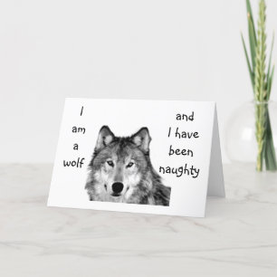 FESTIVA SOY UN WOLF / HE SIDO UNA TARJETA DE NAVIDADES PES