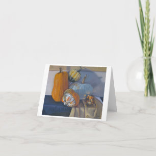 Festiva 'Squash Harvest' - Tarjeta de arte de Acción de Gr
