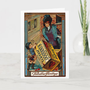 Festiva St. Cajón de la tarjeta del día de San Valentín