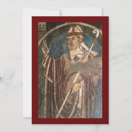 Festiva St. Cuthbert de Lindisfarne icono tarjeta de oraci