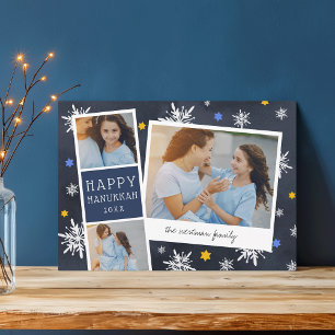 Festiva Starry Photoboth Tarjeta de Collage de fotos Han