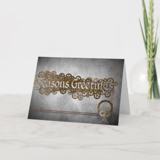 Festiva Steampunk - Tarjeta de felicitaciones de temporada