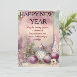 Festiva "Susurros de invierno: Tarjeta de felicitación de