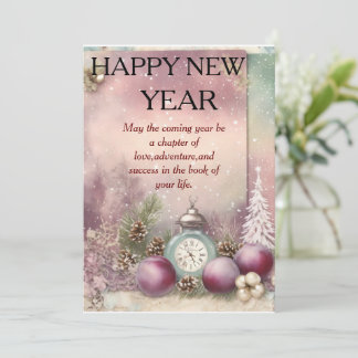 Festiva "Susurros de invierno: Tarjeta de felicitación de 