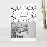 Tan feliz | Tarjeta de felicitación fotográfica de