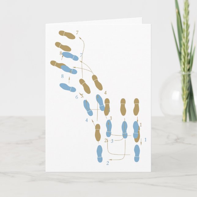 Festiva Tango de la tarjeta del amor (dos hombres) (Anverso)