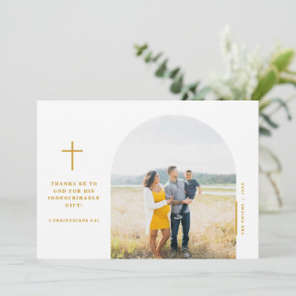 Festiva Tarjeta 2 COR 9:15 para Navidades de fe de las esc