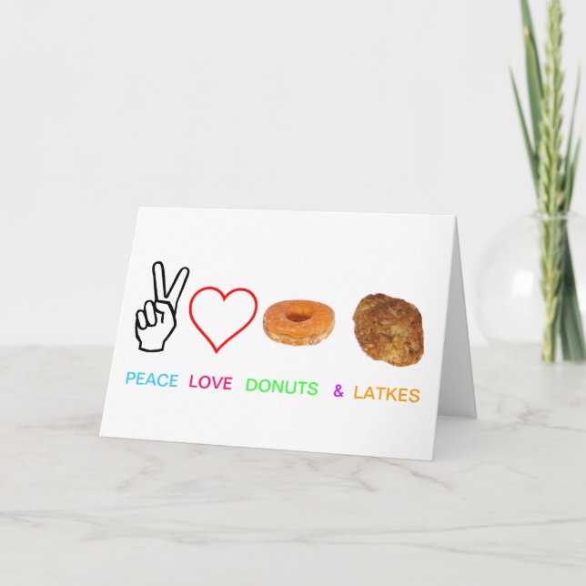 Festiva Tarjeta 2 de Chanukah (Anverso)