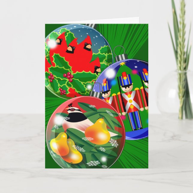 FESTIVA TARJETA 2 DE LOS ORNAMENTOS (Anverso)