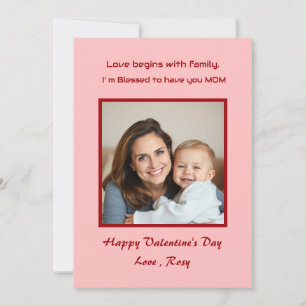 Festiva Tarjeta adorable del Día de San Valentín para niño
