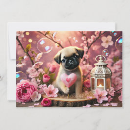 Festiva Tarjeta Adorable del Día de San Valentín - Tarjeta