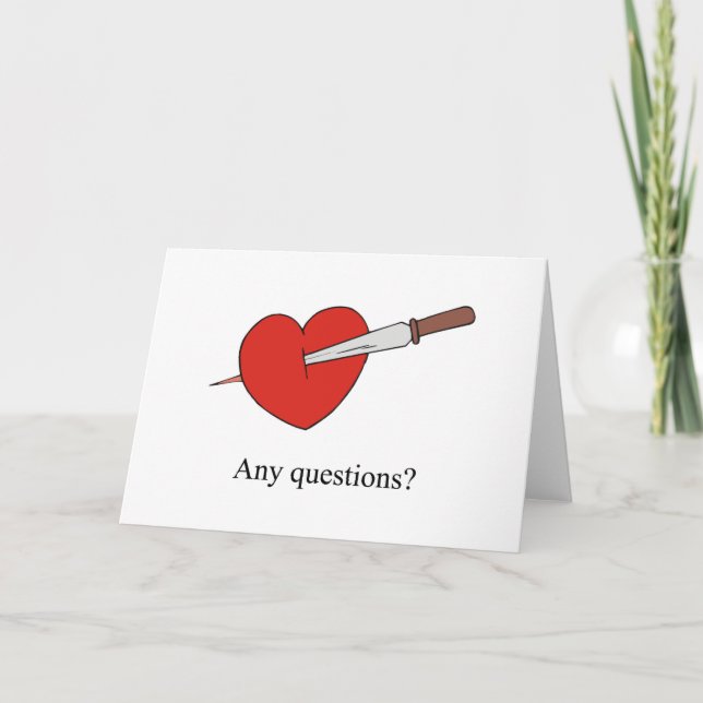 Festiva Tarjeta Anti Valentines (Anverso)