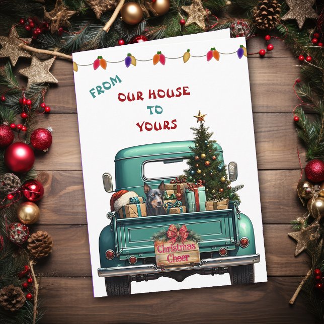 Festiva Tarjeta australiana de Navidades de Camión de Perr (Subido por el creador)