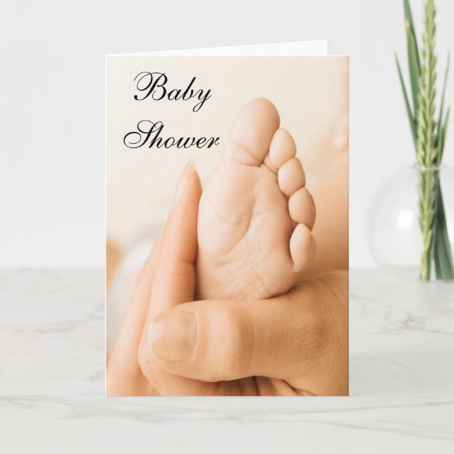 Festiva Tarjeta Baby Shower (Anverso)