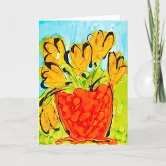 Festiva Tarjeta blanca de sabiduría dentro de la soledad