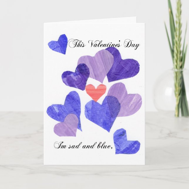 Festiva Tarjeta 'Blues de San Valentín' (Anverso)