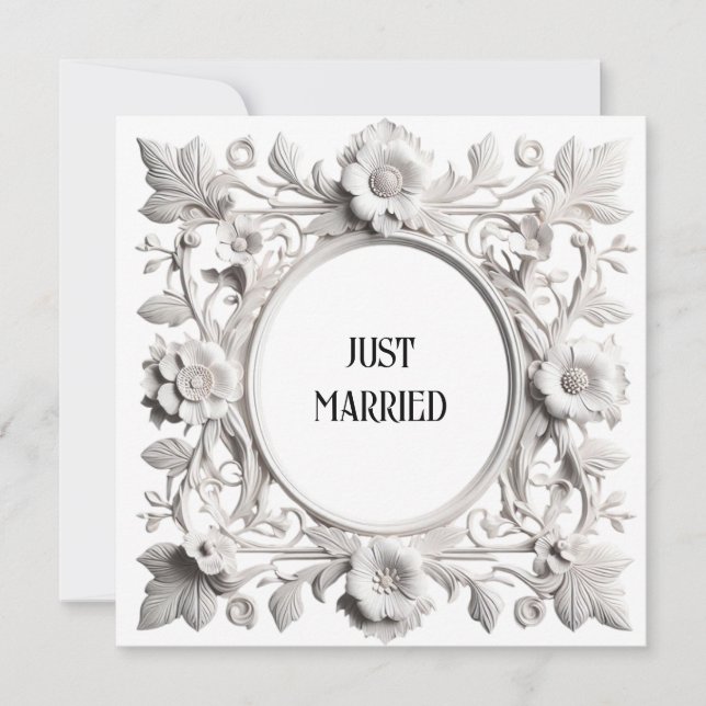 Festiva tarjeta boda (Anverso)
