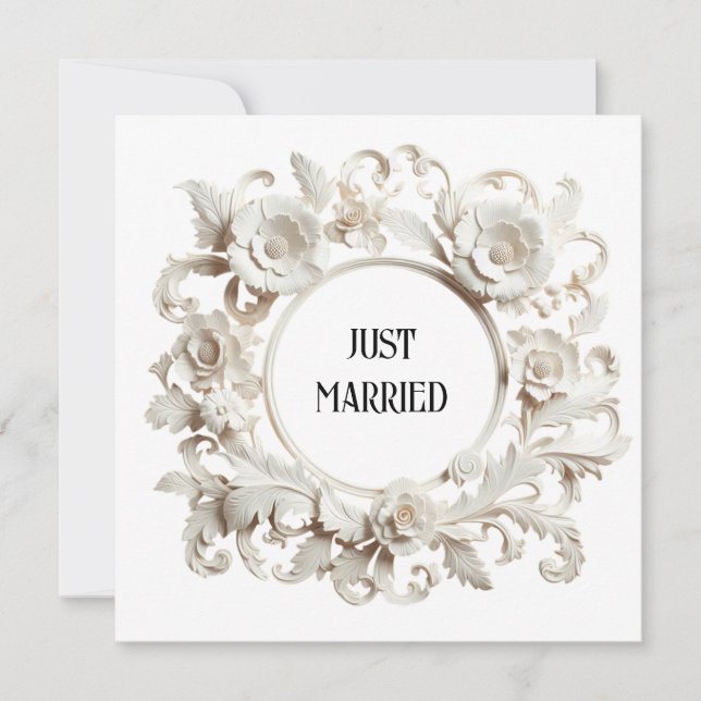 Festiva tarjeta boda (Anverso)