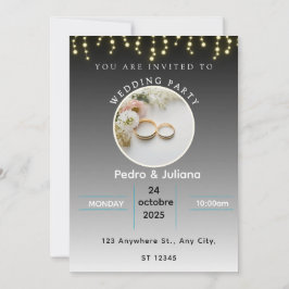 Festiva Tarjeta boda